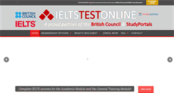 Desktop Screenshot of ieltstestonline.com